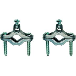 Sigma Engineered Solutions ProConnex 49160 Zinc Ground Clamp 1/2 to 1-Inch Conduit Fitting, 1-Pack, 1 Count (Pack of 1), Green
