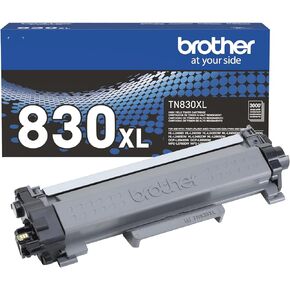 Brother Genuine TN830XL Black High Yield Printer Toner Cartridge - Print up to 3,000 Pages(1)