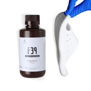 RESIONE F69 Flexible 3D Printer Resin, 405nm UV-Curing DLP LCD MSLA Resin Rubber Like TPU Like Photopolymer Resin for LCD Printing (F69-500g)