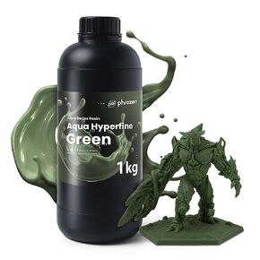 phrozen 3D Printer Rapid Resin [Aqua Hyperfine Graphite], Low Shrinkage Superior Precision Smooth Surface Finish, 405nm LCD UV-Curing Photopolymer Resin (1KG)