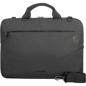 Tucano Usa Inc B-IDEALE-BK Tucano Ideale Black Slim Bag Case Laptop 15.6 & Macbook 15