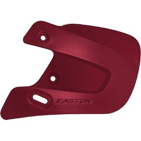 EASTON EXTENDED JAW GUARD, Left-Handed Batter, Cardinal
