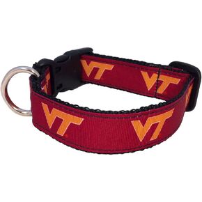 NCAA Virginia Tech Hokies Dog Collar (Team Color, Medium)