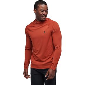 BLACK DIAMOND Mens Alpenglow Long Sleeve Hooded Sun/UV Protection Shirt in Kuwait