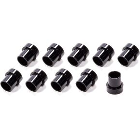 FRAGOLA 481906-BL-10Black 6 an, 3/8 Fitting, Tube Sleeve, Black