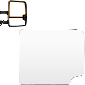 ITOPUP Towing Mirror Glass Fits for 1988-1998 For Chevy/For GMC C1500/K1500 1999-2018 For Chevy Silverado For GMC Sierra Tow Mirror Lens Non-Heated 1 Piece Of Left Side Flat Upper Mirror Glass