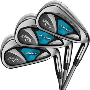 Callaway Golf 2020 Rogue Irons and Combo Sets (Right Hand , Graphite, Women's, Combo Set: 4 & 5 hybrid, 6-PW irons)