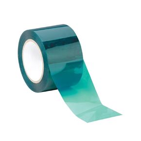 Caplugs SH-63758 5 Mil Thick Green Polyester Tape - PC25-1500 Powder Coating, E-Coating, Anodizing and Other High-Temp Masking Applications - 1-1/2" x 72 yds, Green (1 roll)