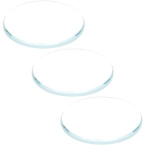HARFINGTON 3pcs AR-Coating Watch Lens 28mmx2mm Round Flat Mineral Watch Crystal Glass