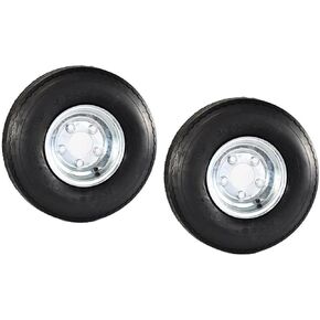 eCustomRim 2-Pack Equipment Trailer Tire Rim 5.70-8 570-8 5.70X8 LRB 5 Lug Galvanized Wheel - 2 Year Warranty w/Free Roadside in Saudi Arabia