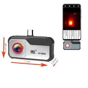256 * 192 Pixels Android Type-C Thermal Imaging Camera 25Hz Infrared Camera PCB Circuit Repair Android Thermal Imaging Camera