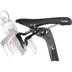 Triathlon Bike Accessories Under Saddle Bottle Holder Dual Water Bottle Cage Mount - Behind Seat Mount Only (Cages NOT Included) in Saudi Arabia