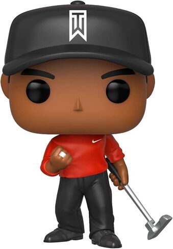 Pop Sports: PGA Tiger Woods Red Shirt Pop Vinyl Figure (Bundled with Pop Shield Protector) in Saudi Arabia