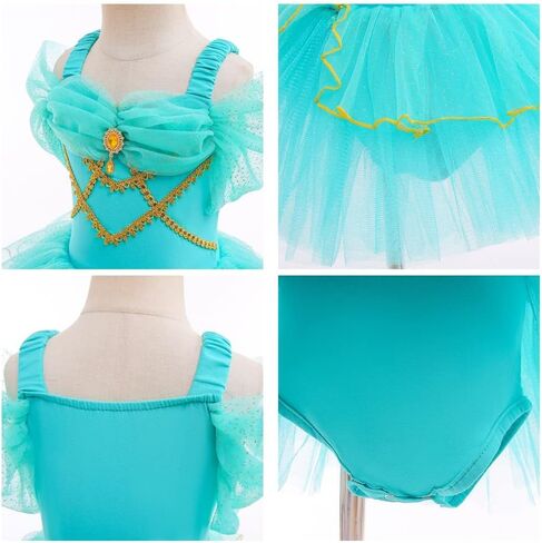 NEWEPIE طفل الفتيات الأميرة ثياب الباليه الرقص تنانير تنورات قصيرة Dancewear هالوين عيد الميلاد عيد ميلاد زي حفلة تنكرية in Kuwait