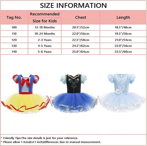 NEWEPIE طفل الفتيات الأميرة ثياب الباليه الرقص تنانير تنورات قصيرة Dancewear هالوين عيد الميلاد عيد ميلاد زي حفلة تنكرية in Kuwait