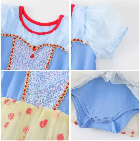 NEWEPIE طفل الفتيات الأميرة ثياب الباليه الرقص تنانير تنورات قصيرة Dancewear هالوين عيد الميلاد عيد ميلاد زي حفلة تنكرية in Kuwait