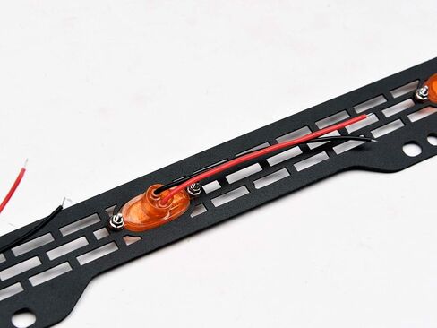 Armordillo 7161382 غطاء أمامي مصبغة إدراج مع عدسة الدخان أضواء LED يناسب 2014-2021 تويوتا تندرا in Saudi Arabia