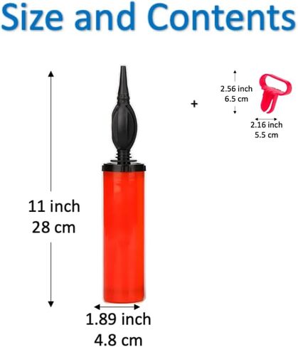 Apintop Balloon Pump with Dual Action Hand Blower, Air Pump Balloon Handheld in Saudi Arabia