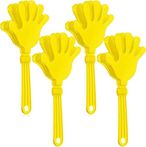 Woanger 4 Pieces Giant Hand Clappers Noise Makers 11 Inch Party, Blue in Kuwait