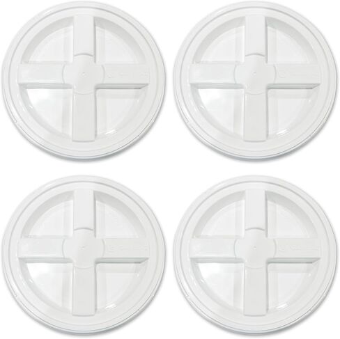 مجموعة ملصقات تاريخ المنتج ذات الجودة البسيطة القابلة للإزالة مكونة من 12 حزمة مع أغطية ختم جاما GAMMA2 لمجموعة دلو سعة 2 جالون مكونة من 4 قطع in Kuwait