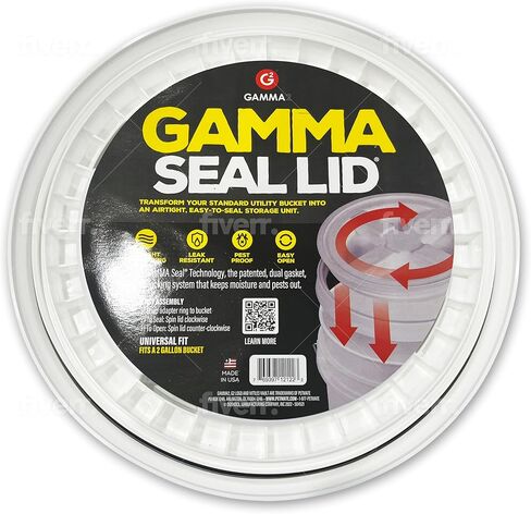 مجموعة ملصقات تاريخ المنتج ذات الجودة البسيطة القابلة للإزالة مكونة من 12 حزمة مع أغطية ختم جاما GAMMA2 لمجموعة دلو سعة 2 جالون مكونة من 4 قطع in Kuwait