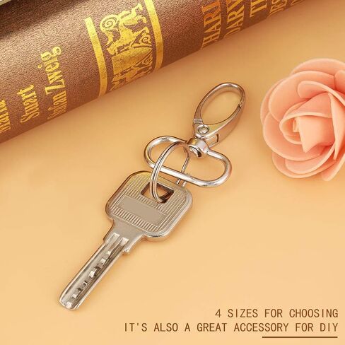 QANYEGN 20Pcs Keychain Hooks, Zinc Alloy Swivel Trigger Clips, Trigger Clips, Keychain Clips for Key Rings, Handbags, and DiIY Crafts(32mm) in Saudi Arabia