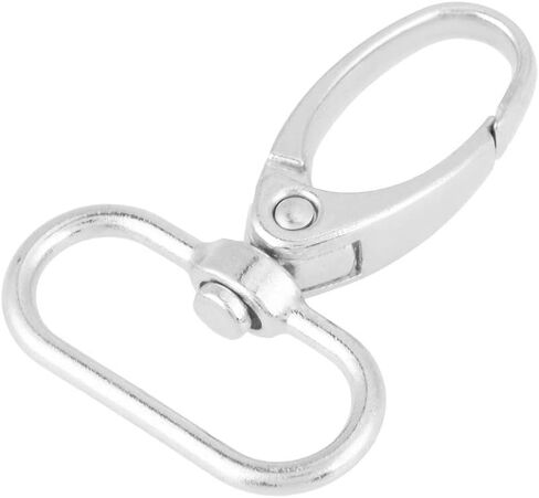 QANYEGN 20Pcs Keychain Hooks, Zinc Alloy Swivel Trigger Clips, Trigger Clips, Keychain Clips for Key Rings, Handbags, and DiIY Crafts(32mm) in Saudi Arabia