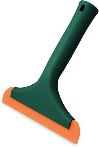 Silicone Squeegee Window Shower Squeegee,Auto Water Blade,Water Wiper,All-Purpose Cleaning Squeegee for Car Windshield, Window, Mirror Shower Glass Door 5.9'' Blade and 7.5'' Long Handle (Blue+Green) in Saudi Arabia