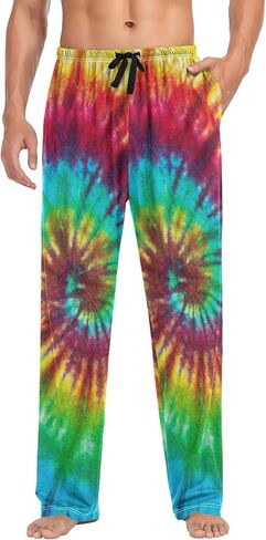 سروال بيجامة عصري للرجال سروال بيجامة رجالي فائق النعومة مع جيوب برباط in Kuwait