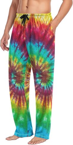 سروال بيجامة عصري للرجال سروال بيجامة رجالي فائق النعومة مع جيوب برباط in Kuwait