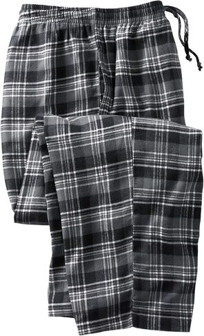 KingSize Men's Big & Tall Flannel Plaid Pajama Pants in Saudi Arabia