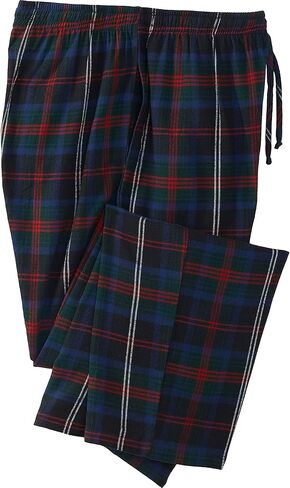 KingSize Men's Big & Tall Flannel Plaid Pajama Pants in Kuwait