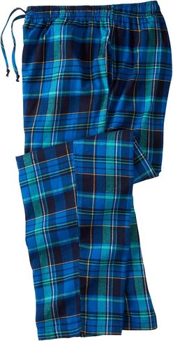 KingSize Men's Big & Tall Flannel Plaid Pajama Pants in Saudi Arabia