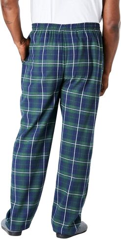 KingSize Men's Big & Tall Flannel Plaid Pajama Pants in Saudi Arabia