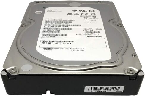 HP / Seagate Constellation ES 2 تيرابايت 7200 دورة في الدقيقة 128 ميجابايت كاش SATA 6 جيجابايت/ثانية 3.5 بوصة محرك الأقراص الصلبة الداخلي للمؤسسات - ST2000NM0033 (متجدد) in Kuwait