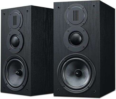 HiVi-Swans DIY 3 Way Passive Bookshelf Speakers Pair - DIY Speaker Kit-Peak Power 120 Watt Home Theater Bookshelf Speakers for Surrounds or Front in Saudi Arabia
