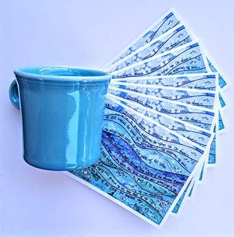 Psalm 23 Note Cards - All Occasion Cards with Watercolor and Calligraphy in Saudi Arabia