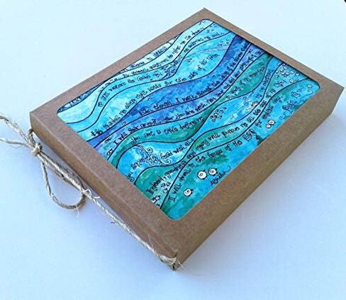 Psalm 23 Note Cards - All Occasion Cards with Watercolor and Calligraphy in Saudi Arabia