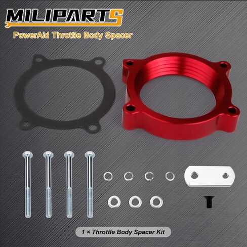 فاصل جسم الخانق من MILIPARTS PowerAid متوافق مع 2007-2013 Chevrado Silverado1500 Tahoe/Avalanche شيفروليه سوبربان/كاديلاك إسكاليد/ESV/EXT 2007-2013 GMC Sierra 1500/Yukon، OE# 200-617 in Saudi Arabia