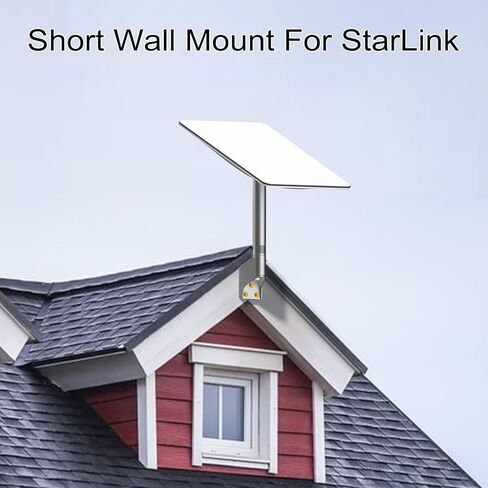 مجموعة تركيب Starlink، حامل حائط طويل Starlink، حامل سقف Starlink، حامل عمود Starlink، حامل Starlink، للقمر الصناعي Starlink Internet Kit، متوافق مع V2 Starlink in Kuwait