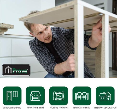 MProve 23 دبوسًا من المسامير الصغيرة مقطوعة الرأس بطول الساق 5/8 بوصة من المسامير المجلفنة لقوالب الخزانات ومشاريع التنجيد (10000 قطعة) in Saudi Arabia