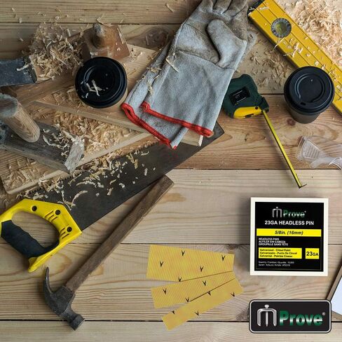 MProve 23 دبوسًا من المسامير الصغيرة مقطوعة الرأس بطول الساق 5/8 بوصة من المسامير المجلفنة لقوالب الخزانات ومشاريع التنجيد (10000 قطعة) in Saudi Arabia