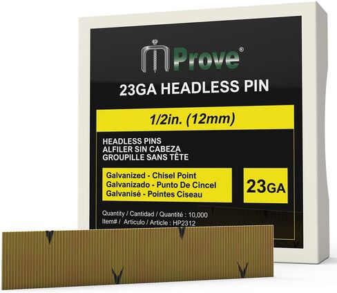 MProve 23 دبوسًا من المسامير الصغيرة مقطوعة الرأس بطول الساق 5/8 بوصة من المسامير المجلفنة لقوالب الخزانات ومشاريع التنجيد (10000 قطعة) in Kuwait