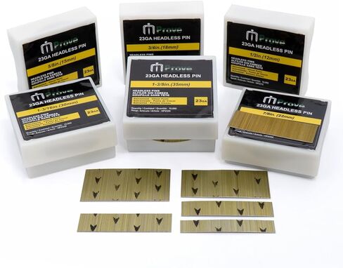 MProve 23 دبوسًا من المسامير الصغيرة مقطوعة الرأس بطول الساق 5/8 بوصة من المسامير المجلفنة لقوالب الخزانات ومشاريع التنجيد (10000 قطعة) in Kuwait