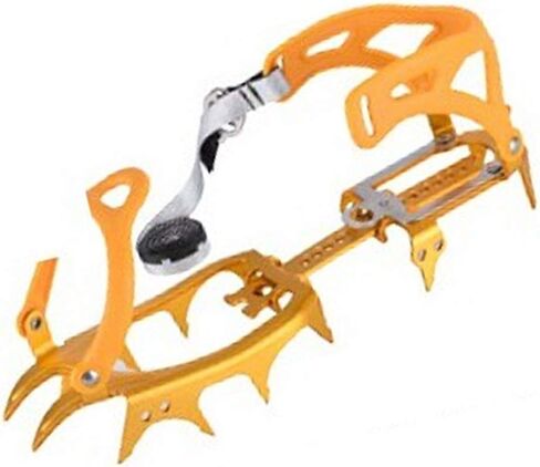 INSYOO HUAYE BRS-S3 14 Teeth Winter Traction Boots Bundled Crampons Aluminum Crampons Outdoor Ice Climbing Tools Ultralight for Outdoor Hiking Shoes on Ice and Snow in Saudi Arabia