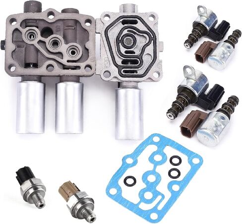 Compatibile with Accord Odyssey Pilot TL CL MDX Transmission Solenoid Kit 28250-P6H-024 28250-P7W-003 28400-P6H-013 28500-P6H-013 28600-RKE-004 28610-RKE-004 in Saudi Arabia
