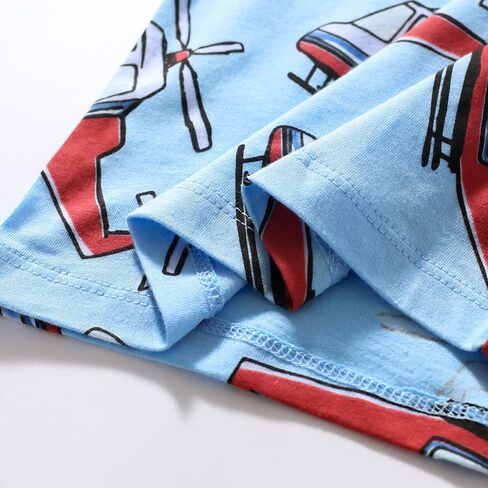 DDSOL Toddler Baby Boys T-Shirt Summer Tops Short Sleeve Graphic Tees Shirts, Pack of 3 in Saudi Arabia
