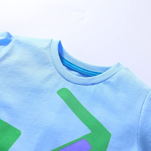 DDSOL Toddler Baby Boys T-Shirt Summer Tops Short Sleeve Graphic Tees Shirts, Pack of 3 in Saudi Arabia