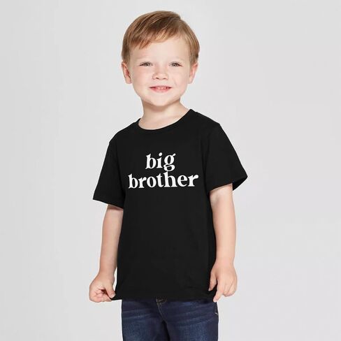 IZYJOY Big Brother Shirt Toddler Baby Boys Promoted to Big Brother T-Shirt Announcement Short Sleeve Sibling Outfit in Saudi Arabia