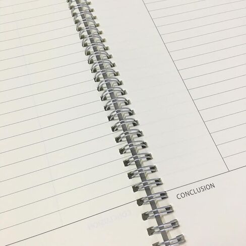 دفاتر ملاحظات Rhuyoshn الحلزونية مقاس 7 بوصة × 10 بوصة، وسادات ستينو سلكية، مذكرات للمدرسة الجامعية، غطاء بولي بروبلين مقاوم للرطوبة، 3 وسادات/عبوة، 68 ورقة/وسادة (كورنيل) in Kuwait